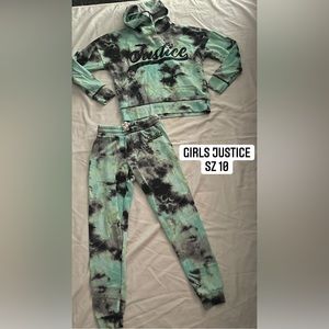 Girl Justice 2 piece outfit(worn once)